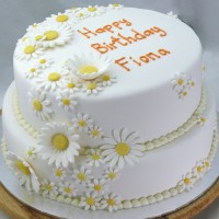 Flower - Daisy Cake 2 Tier